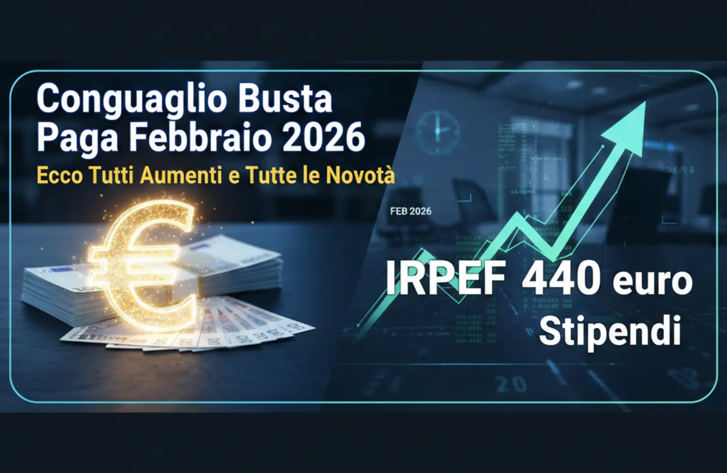 Conguaglio Busta Paga Febbraio 2026: Ecco Tutti Aumenti e Tutte le Novità su IRPEF 440 euro e Stipendi